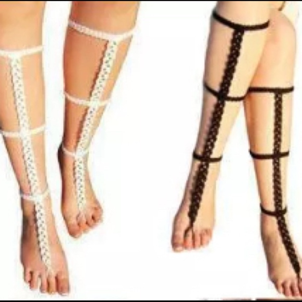 ❤️❤️❤️❤️❤️CROCHET BAREFOOT SANDAL